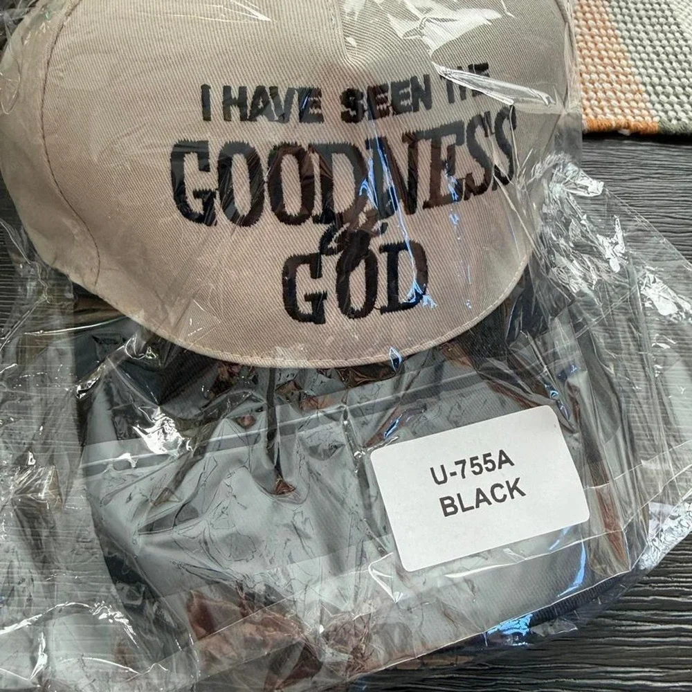 Zenana I Have Seen the Goodness of God Embroidered Adjustable Baseball Cap NWT
